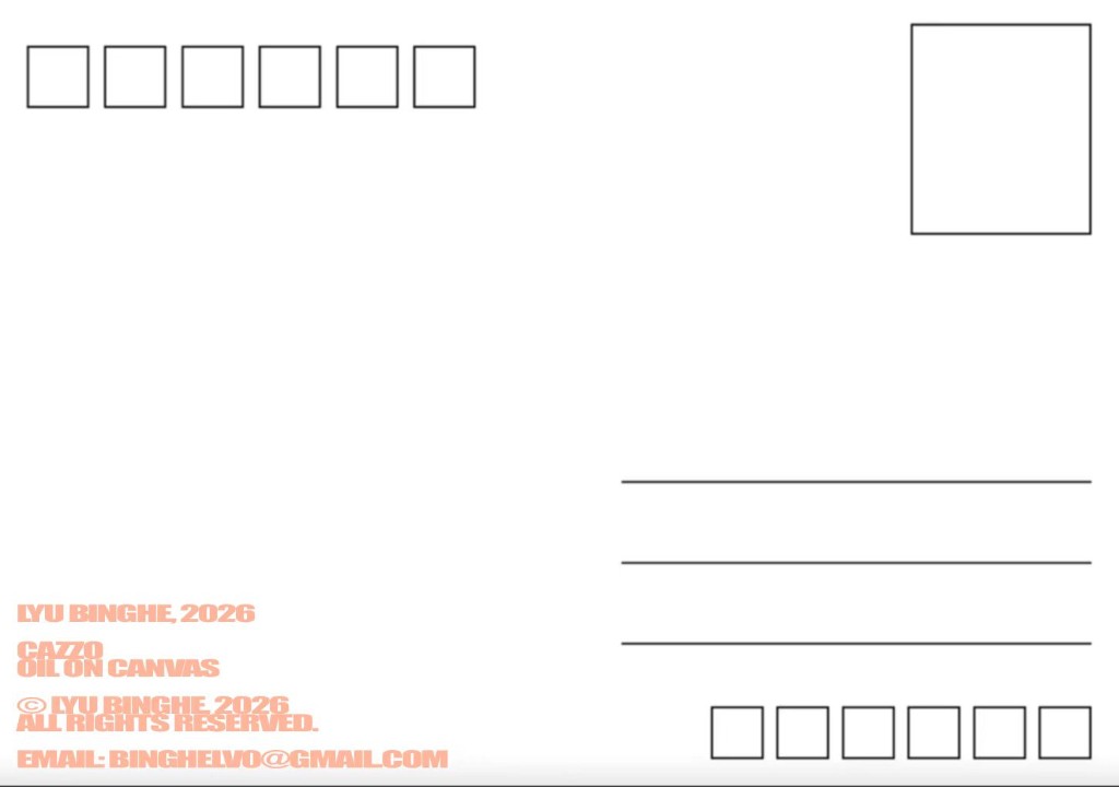 Cazzo — postcard back